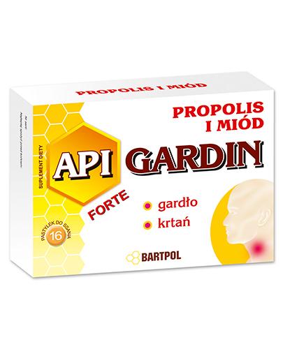 Api Gardin Forte Propolis i miód, 16 pastylek zdjęcie