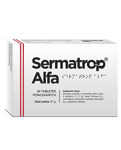 Sermatrop Alfa, 30 tabletek powlekanych
