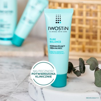 Iwostin Pure Balance normalizujący krem na noc, 50 ml, cena, opinie, wskazania