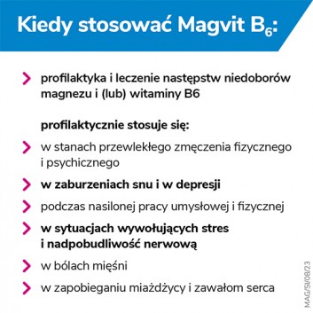 Magvit B6, tabletki dojelitowe, 50 sztuk