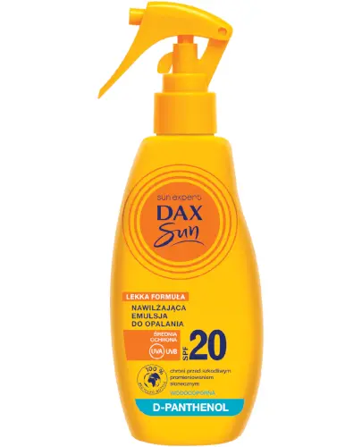 Dax Sun Nawilżająca emulsja do opalania SPF 20 200 ml zdjęcie