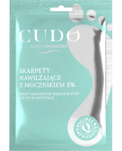 Cudo skarpety nawilżające z mocznikiem 5% Express Pedicure 1 sztuka zdjęcie