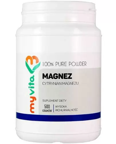 MyVita magnez cytrynian magnezu 500 g zdjęcie