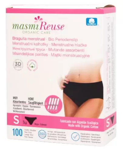 Masmi Reuse majtki menstruacyjne rozmiar S 1 sztuka zdjęcie