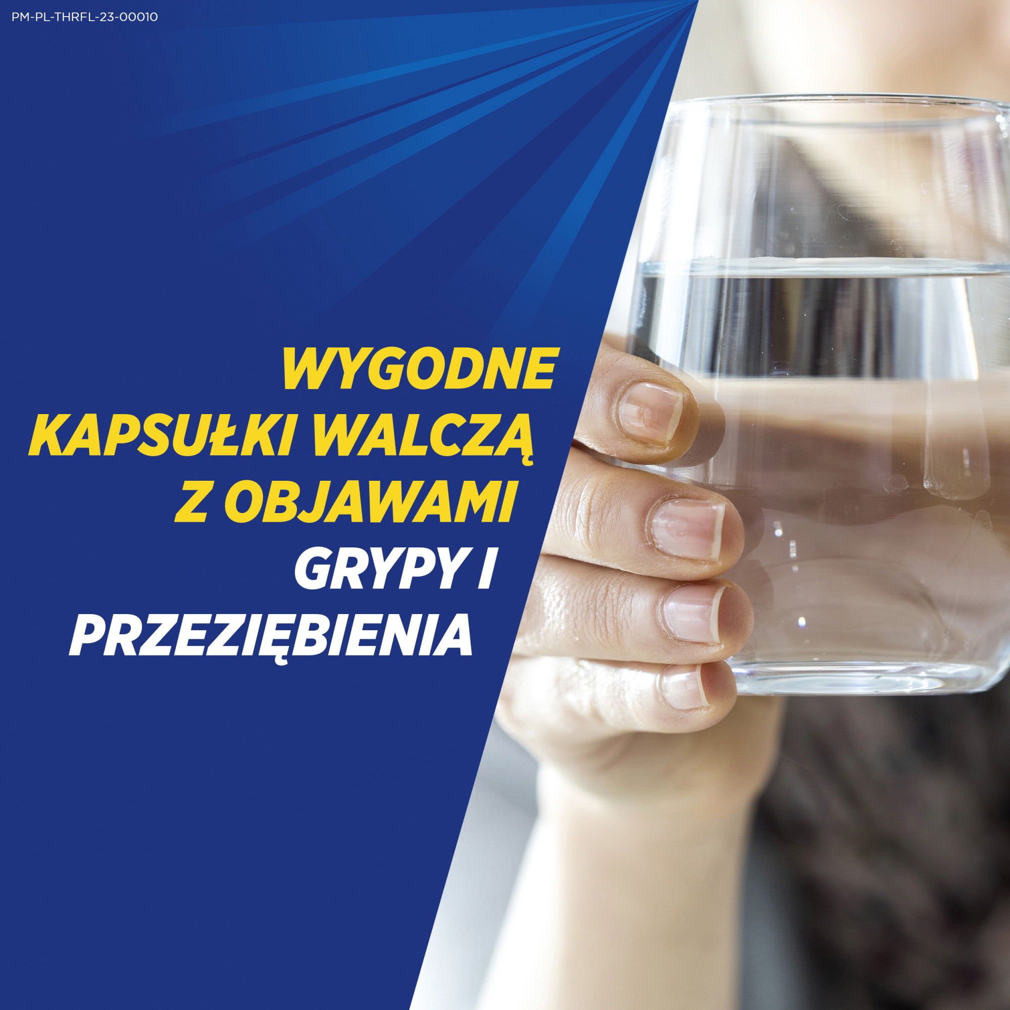 Theraflu Total Grip (500 mg + 6,1 mg + 100 mg), kapsułki twarde, 16 sztuk