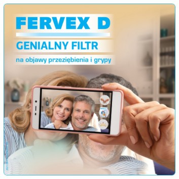 Fervex D 500 mg + 200 mg + 25 mg do sporządzania roztworu doustnego 8 saszetek