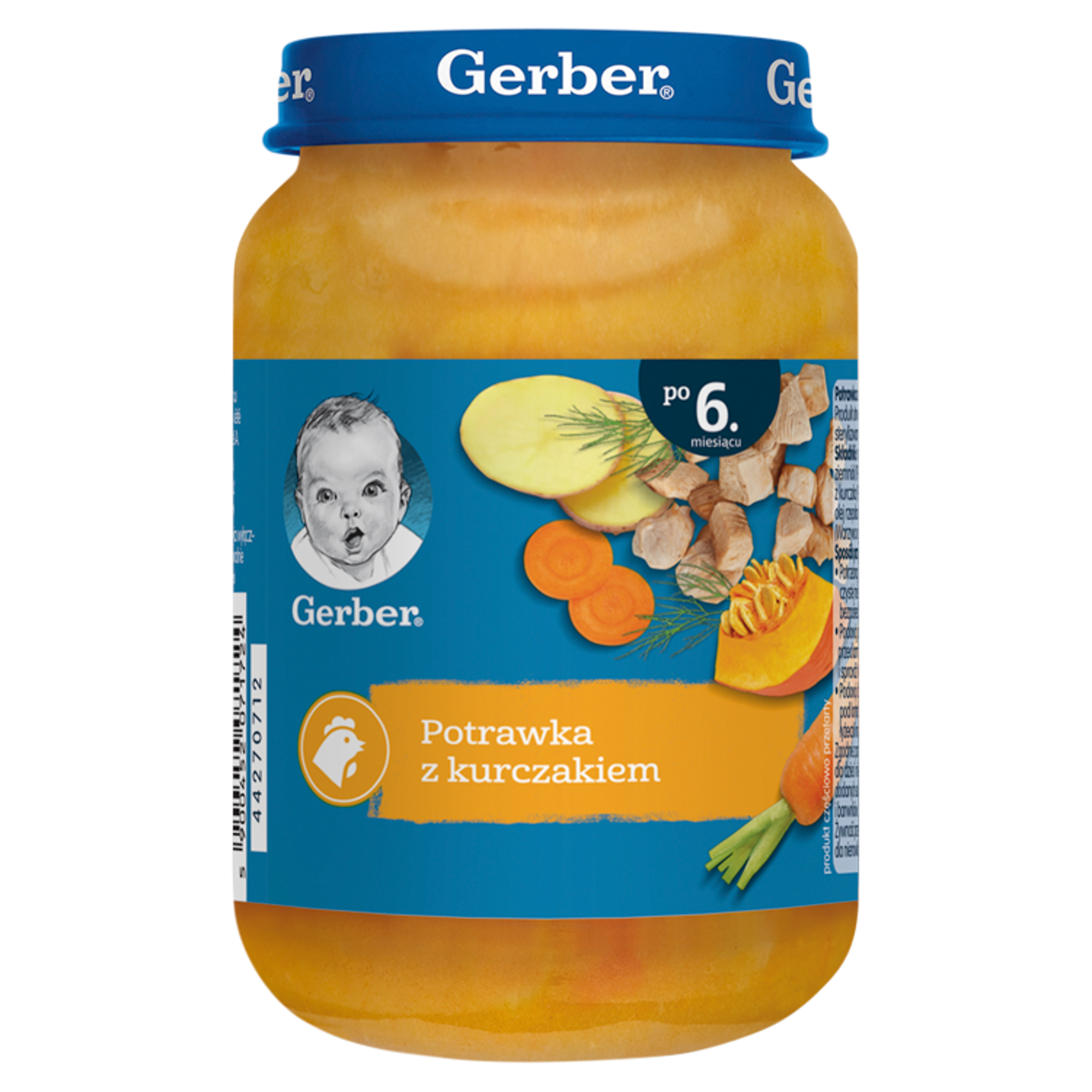 GERBER Obiadek kurczak w potrawce z jarzynkami po 6 miesiącu - 190 g zdjęcie