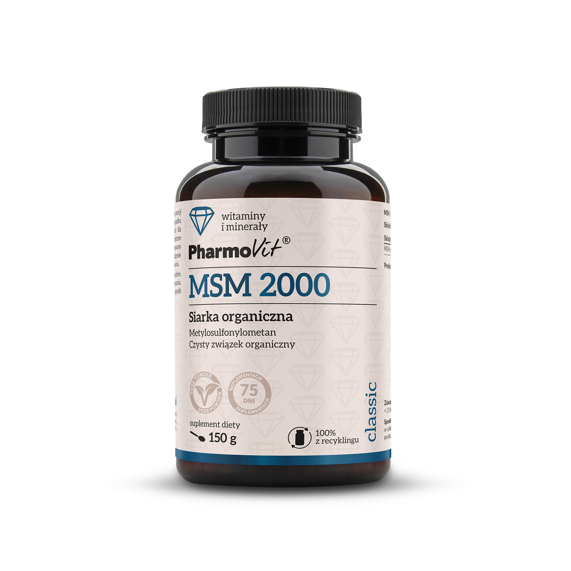 Pharmovit MSM 2000 Siarka organiczna, 150 g zdjęcie