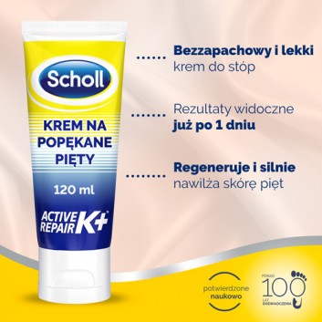 Scholl krem regenerujący na popękane pięty 120 ml