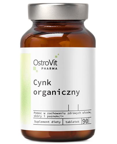 OstroVit Pharma Cynk organiczny - 90 tabl. - cena, opinie, dawkowanie zdjęcie