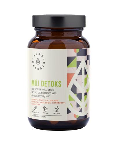 AURA HERBALS Mój Detoks, Naturalne wsparcie przed uszkodzeniami oksydacyjnymi, 60 kapsułek zdjęcie