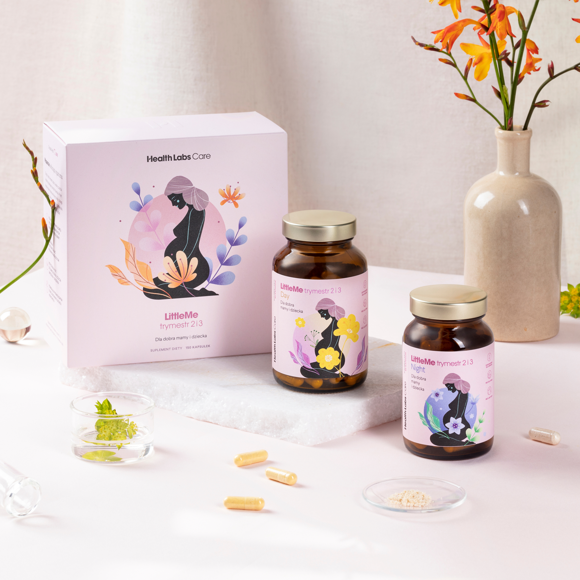 Health Labs Care, LittleMe, trymestr 2 i 3, kapsułki, 150 sztuk