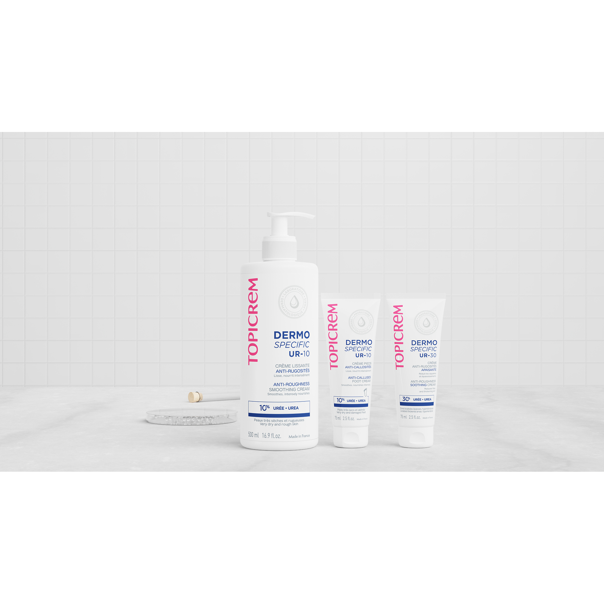 Topicrem, Dermo Specific Ur-10 anti-roughness smoothing cream, wygładzający krem przeciw szorstkości, 500 ml