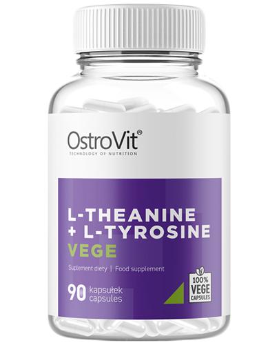OstroVit L-Theanine + L-Tyrosine Vege, 90 kaps., cena, opinie, dawkowanie zdjęcie