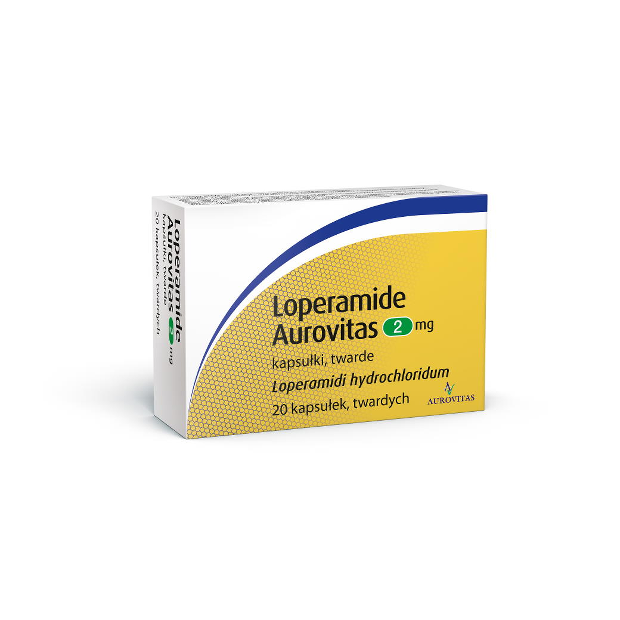 Loperamide Aurovitas 2 mg 20 kapsułek twardych zdjęcie