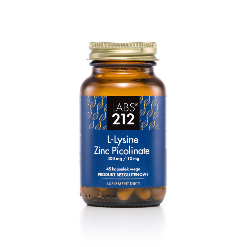 Labs212 L-Lysine Zinc Picolinate, kapsułki, 45 sztuk zdjęcie