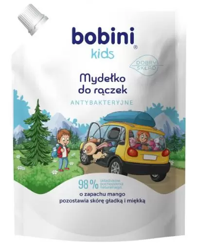 Bobini Kids antybakteryjne mydełko do rączek o zapachu mango zapas 300 ml zdjęcie