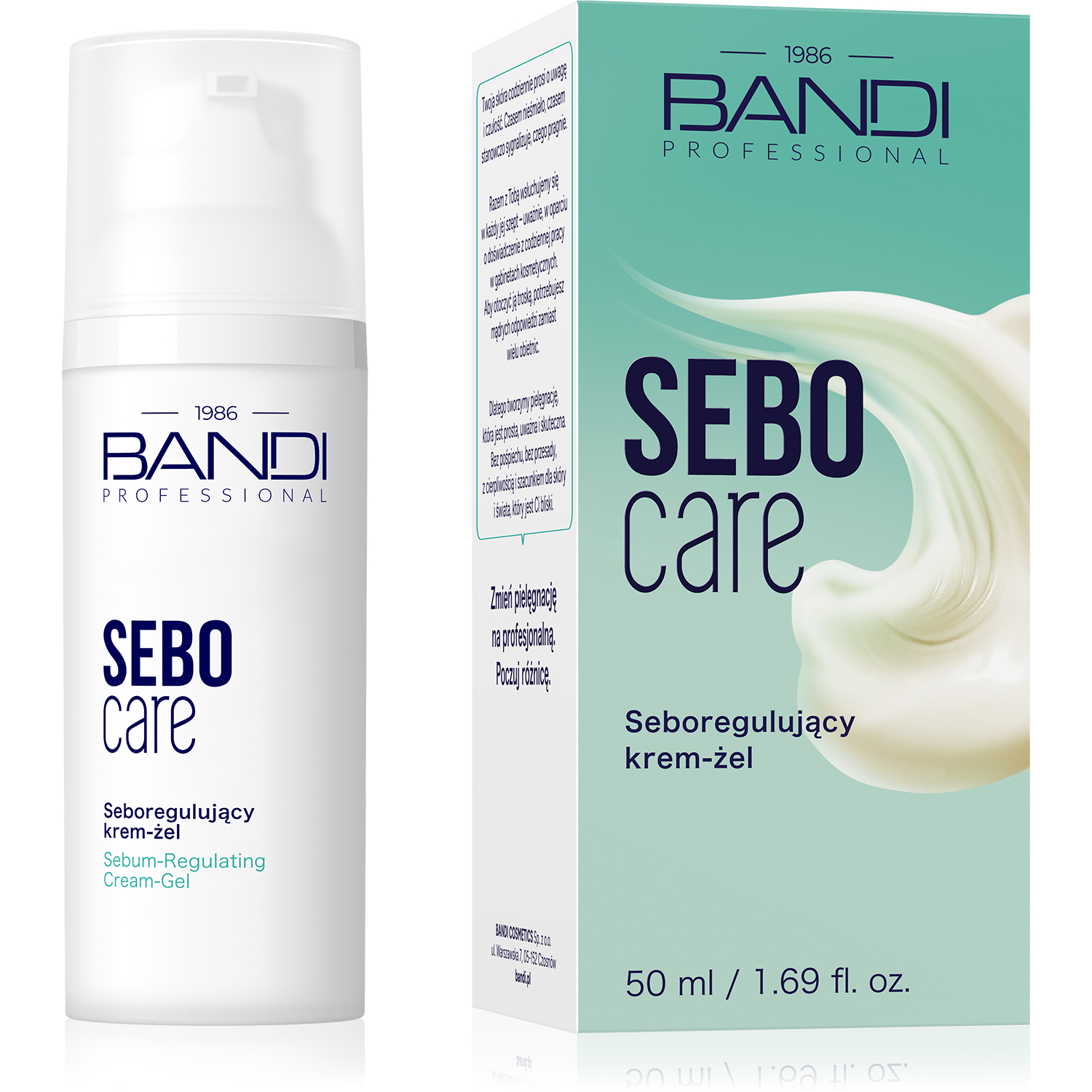 Bandi Sebo Care Seboregulujący krem-żel, 50 ml