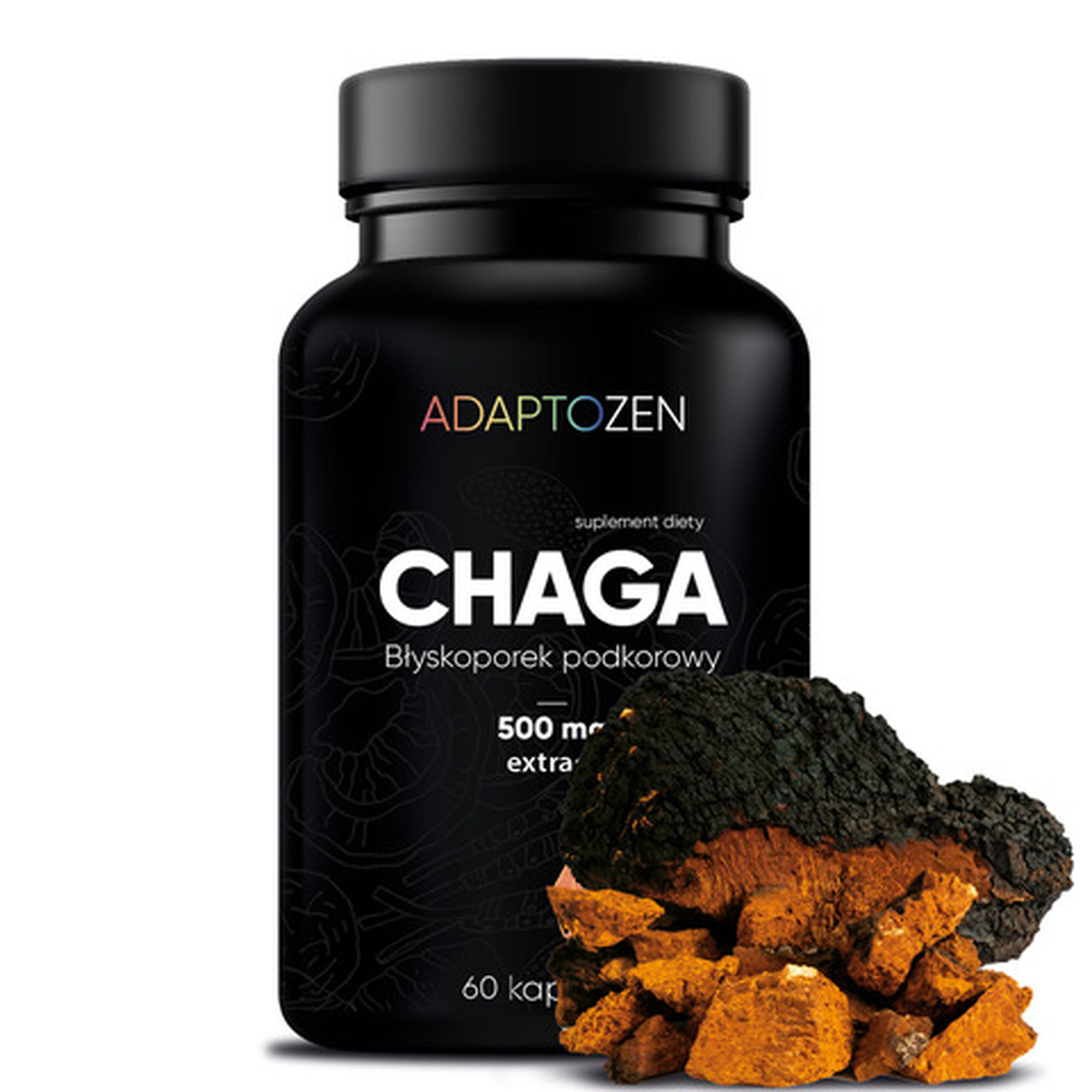 Chaga 500 mg, 60 kapsułek