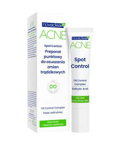 Novaclear Acne preparat punktowy do osuszania zmian trądzikowych 10 ml zdjęcie