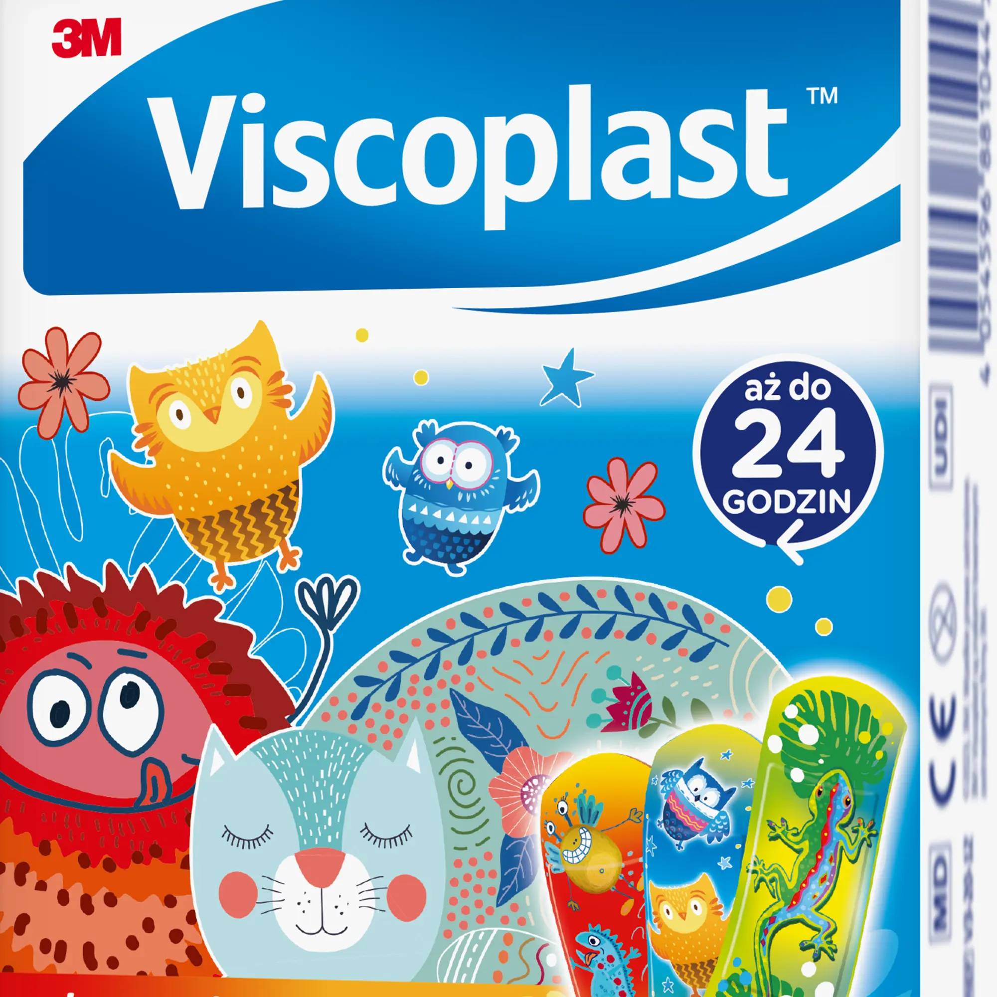 Viscoplast plastry dziecięce zwierzaki 20 sztuk