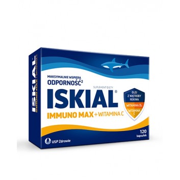 Iskial Immuno Max + Witamina C, 120 kaps., cena, wskazania, opinie