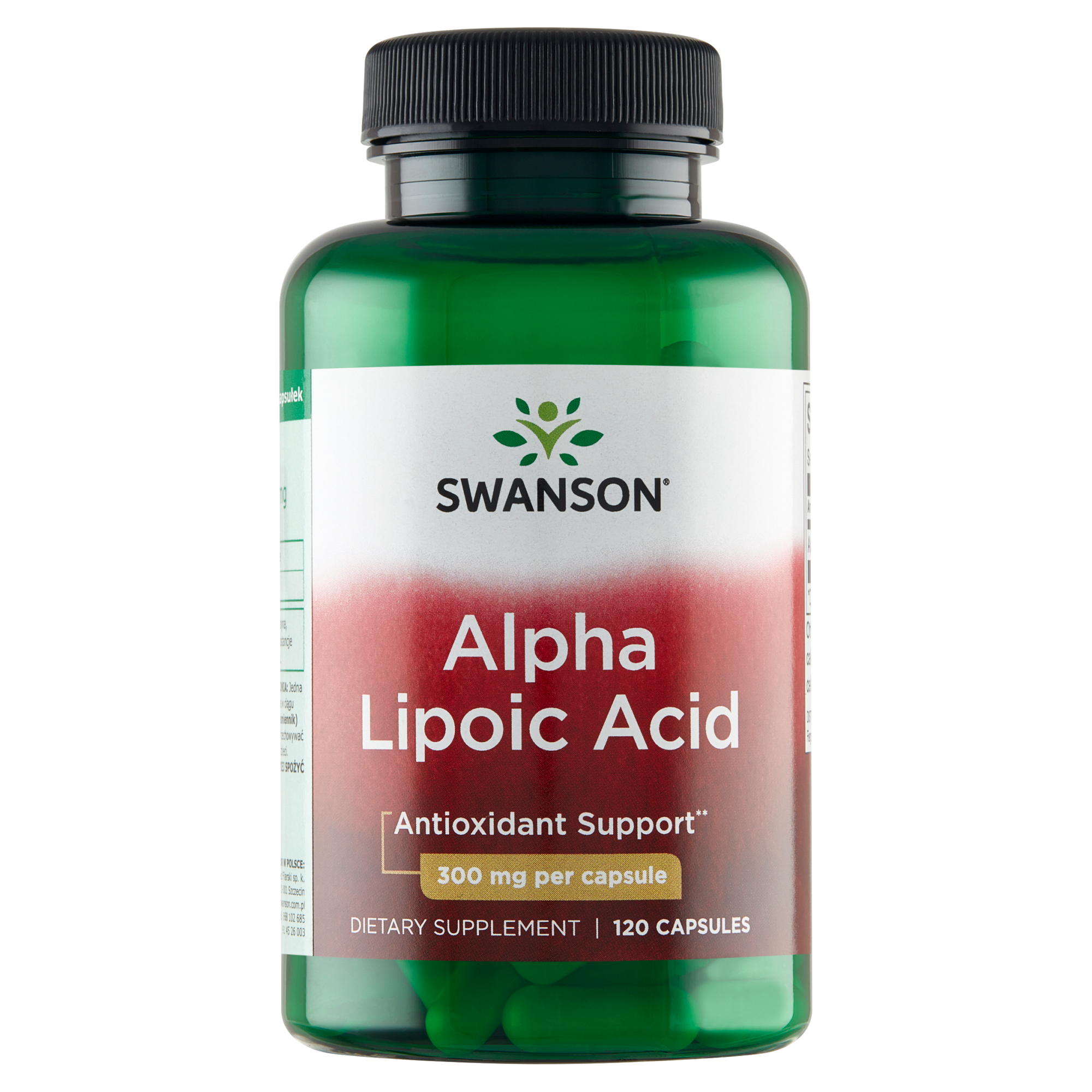 SWANSON ALA Kwas alfa liponowy 300 mg, 120 kapsułek zdjęcie