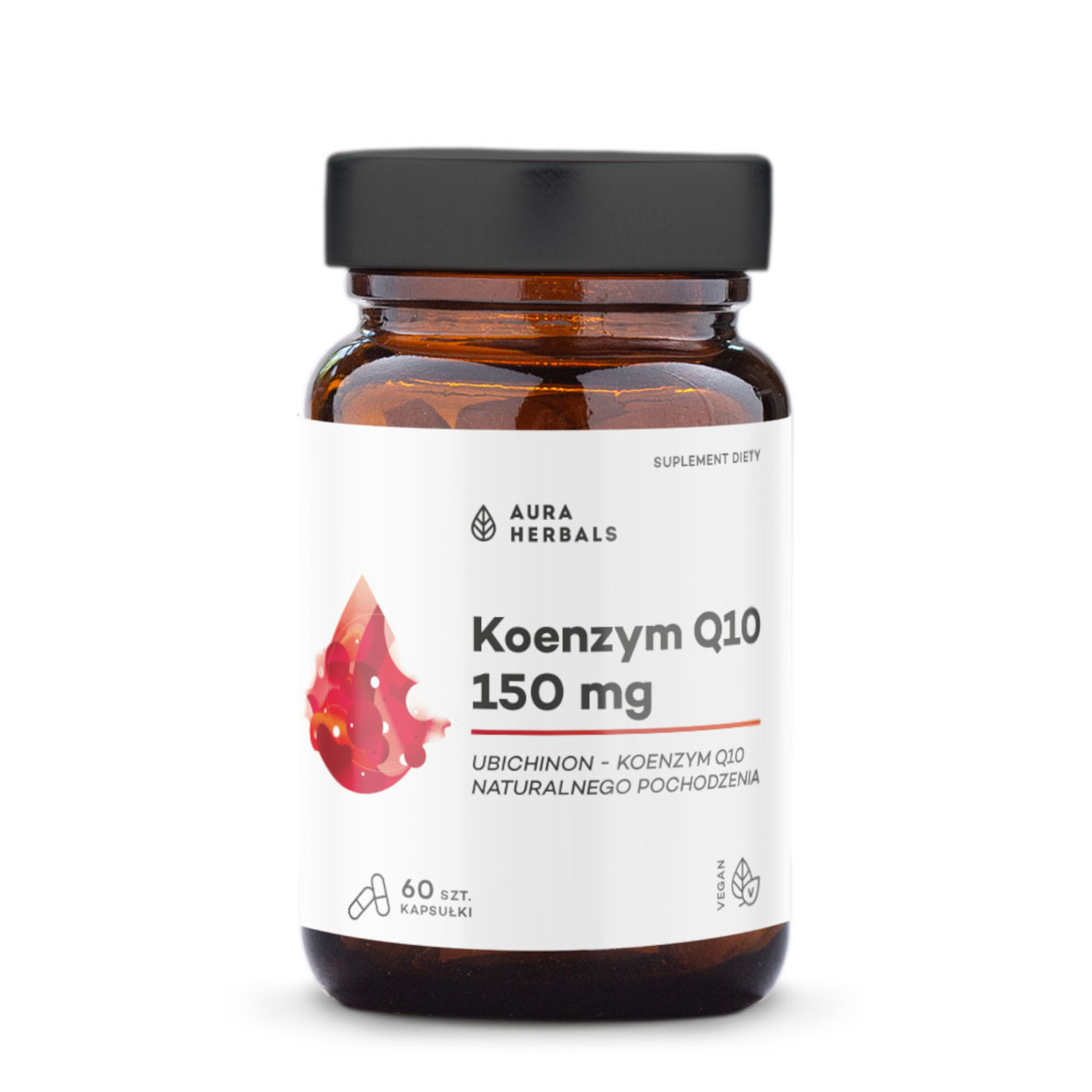 Aura Herbals Koenzym Q10, 150 mg, kapsułki, 60 sztuk zdjęcie