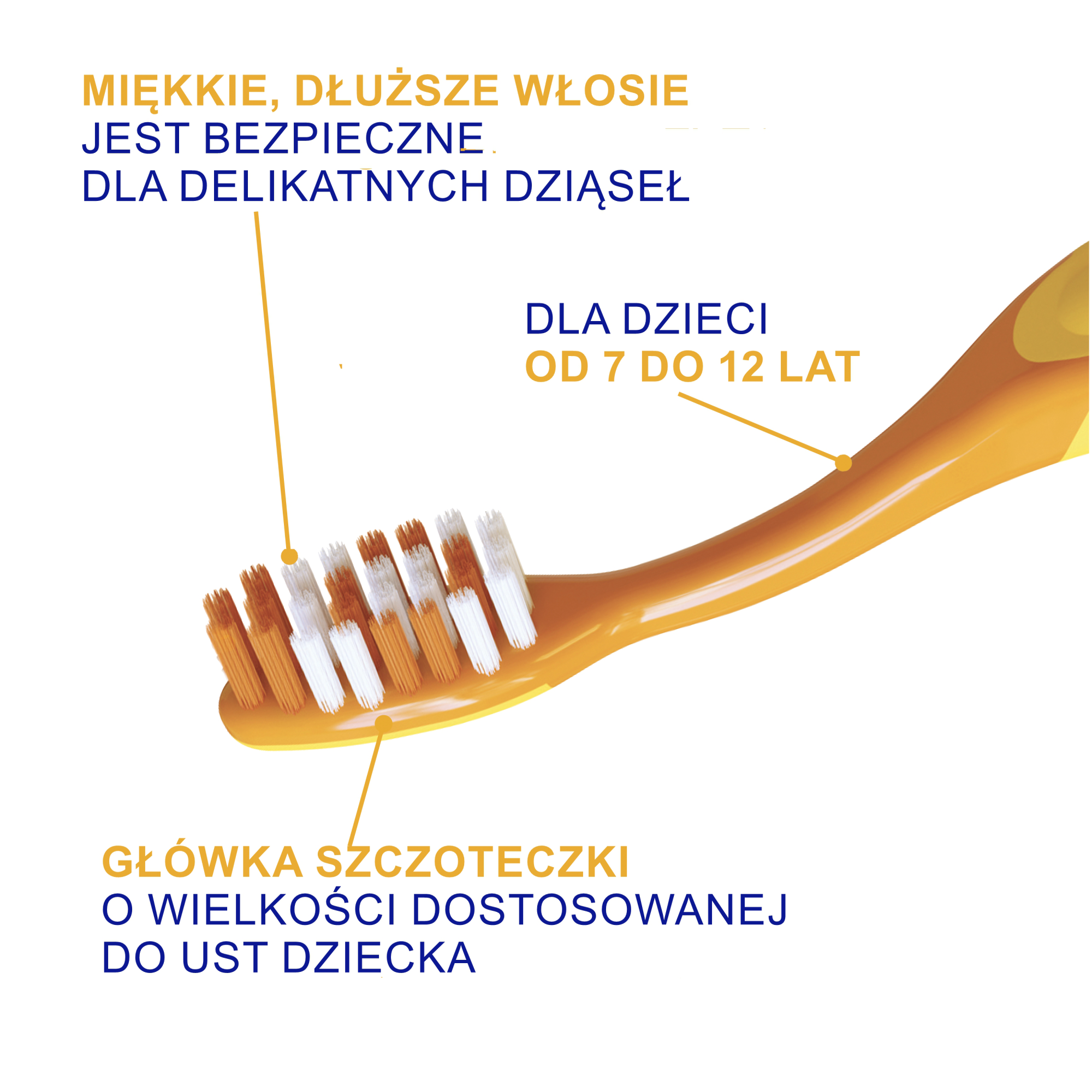 Elgydium Emoji Junior szczoteczka do zębów dla dzieci w wieku 7-12 lat 1 sztuka