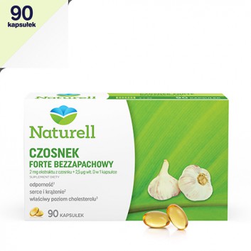 Naturell Czosnek Forte bezzapachowy 90 kapsułek