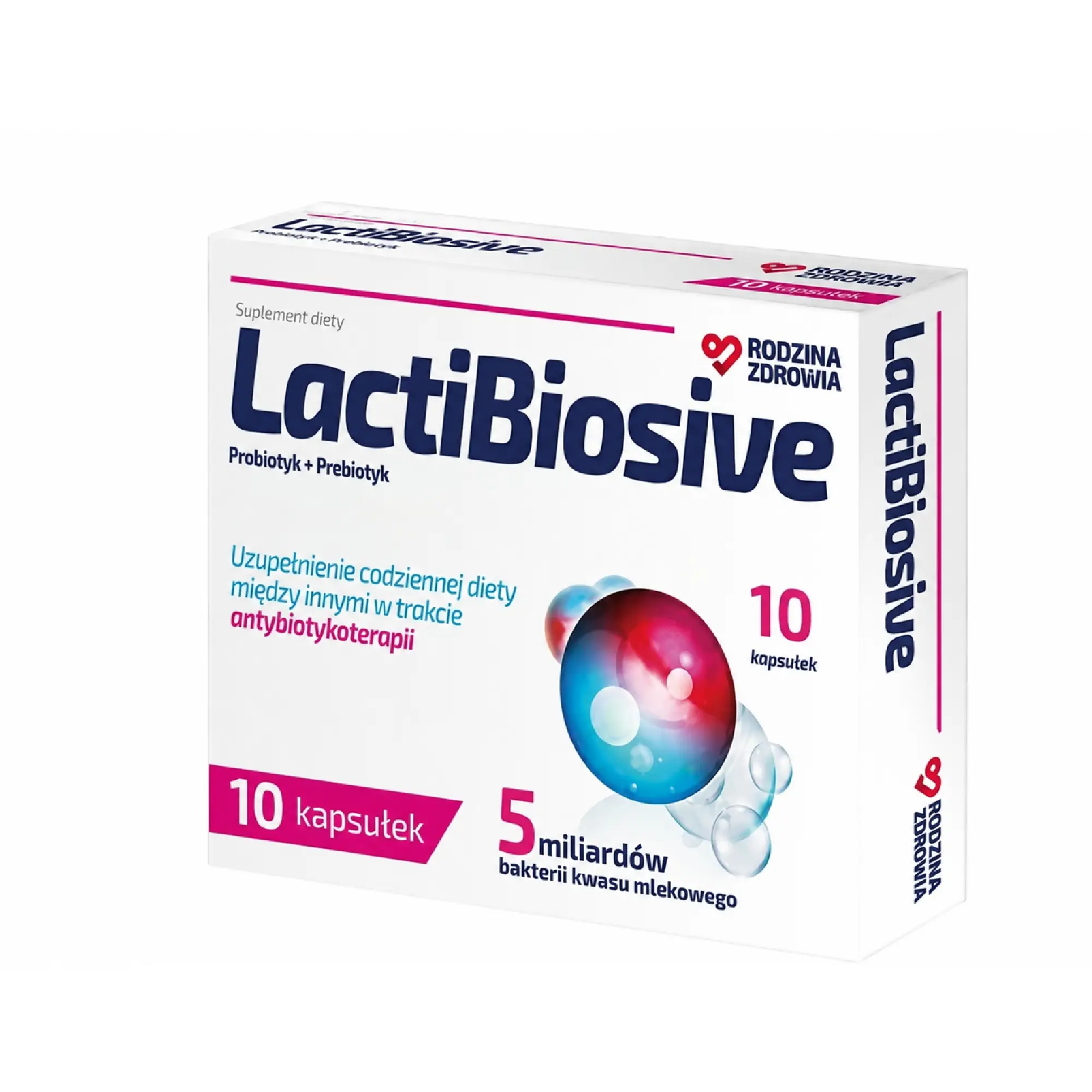 Rodzina Zdrowia LactiBiosive, 10 kapsułek zdjęcie