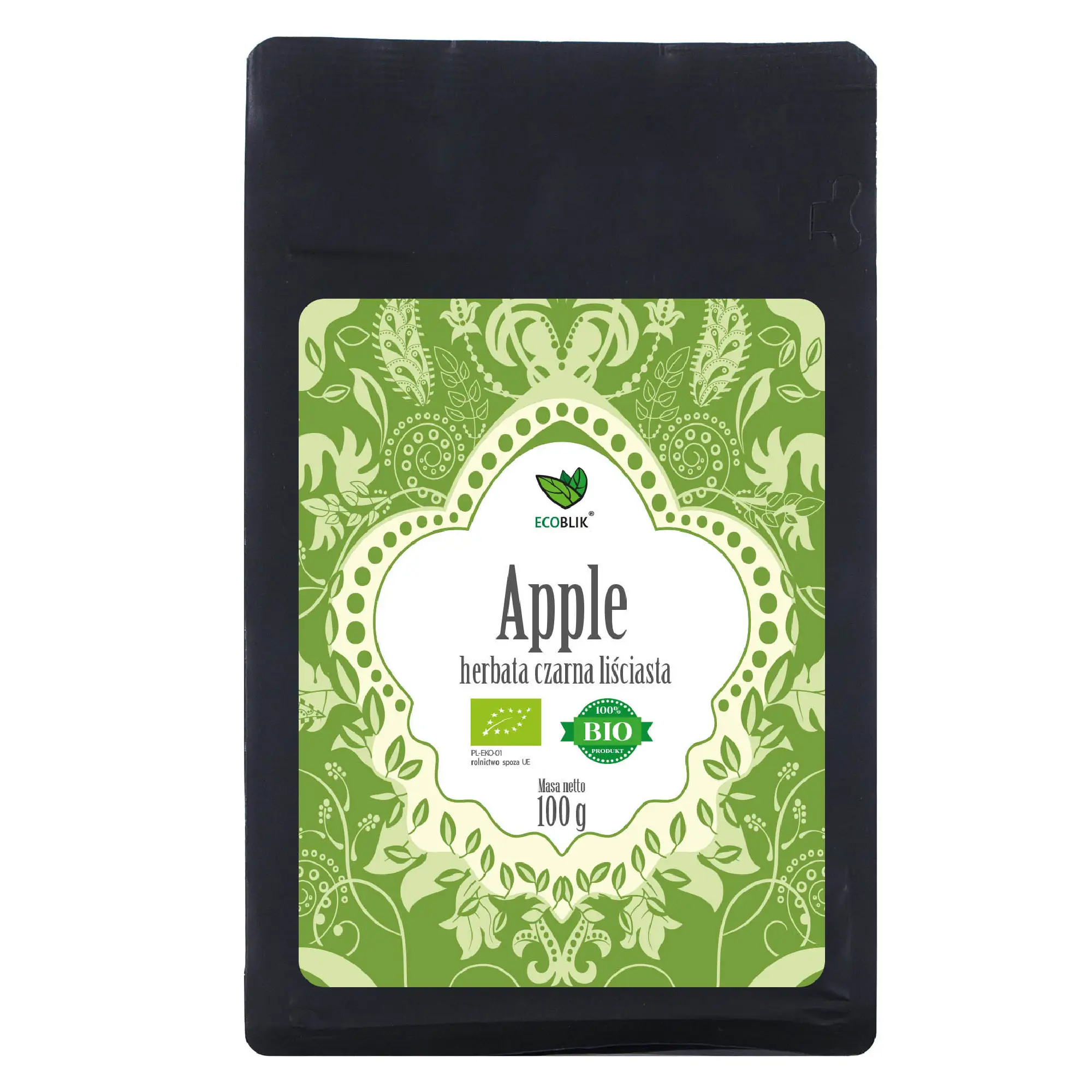 Ecoblik, Herbata czarna Apple Eko, 100 g zdjęcie
