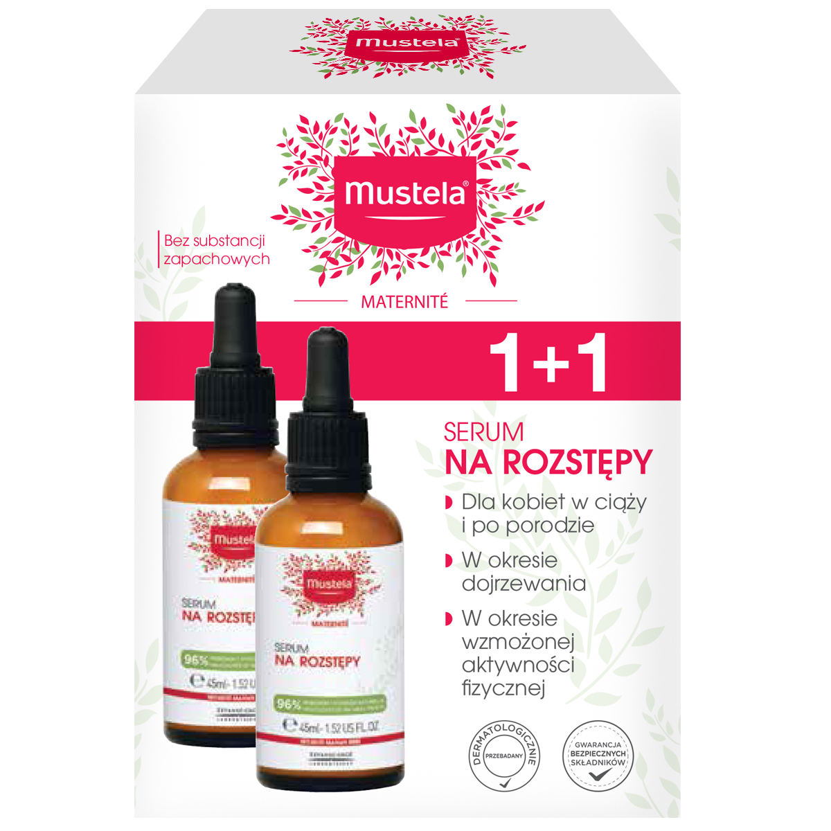 Mustela Maternite serum na rozstępy 2 x 45 ml zdjęcie