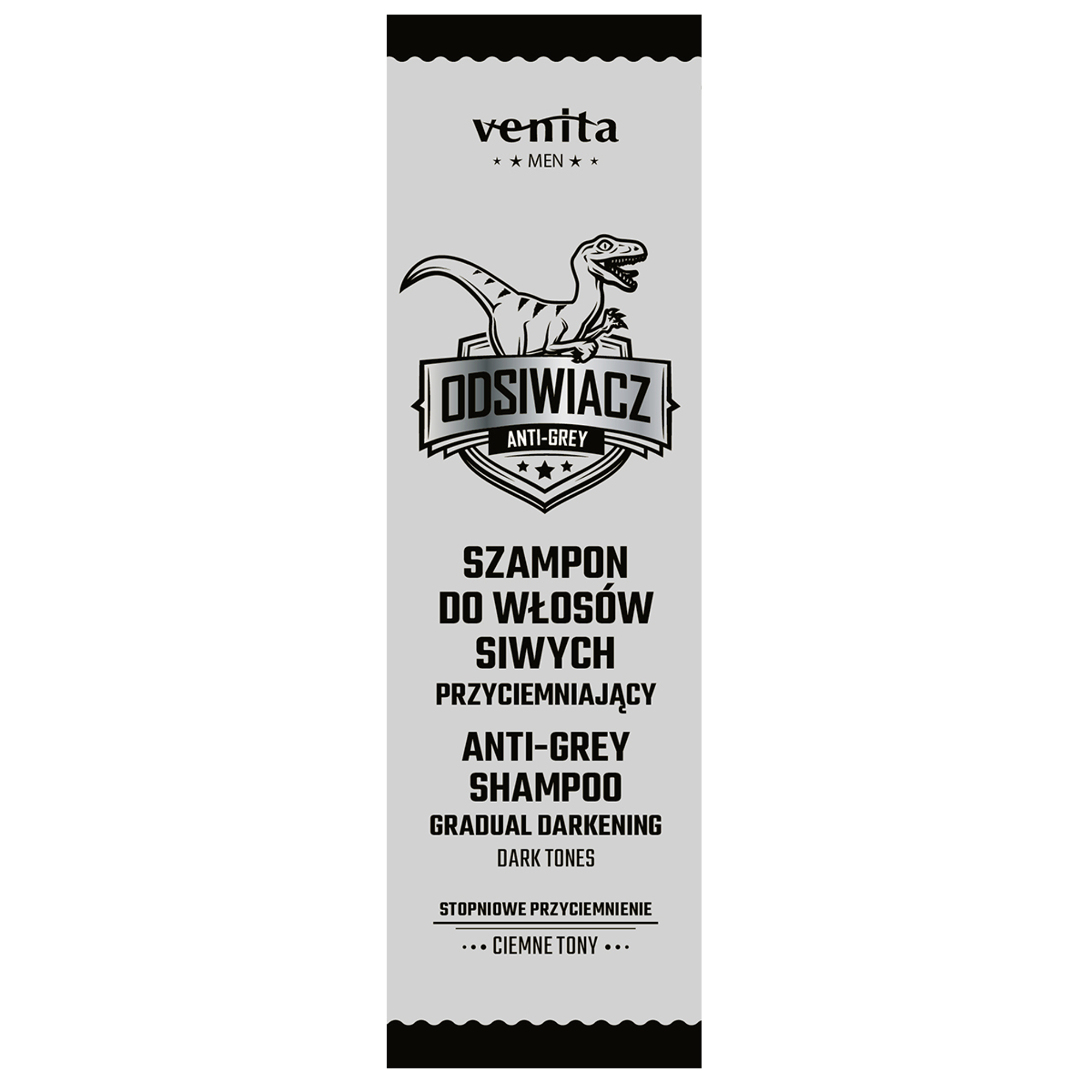 Venita Men, odsiwiacz szampon ciemne tony, 200 ml zdjęcie