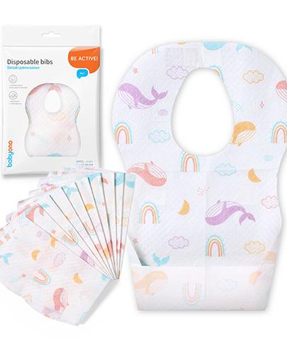 Babyono Śliniaki jednorazowe 878 6 m+ 10 sztuk zdjęcie