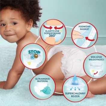 Pampers Premium Care Pants 3 Pieluchomajtki 6-11 kg 144 sztuki