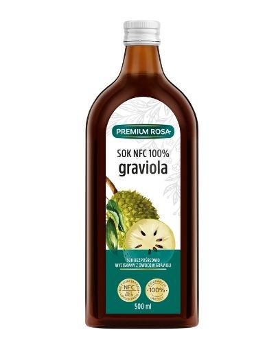 Premium Rosa Graviola sok bezpośrednio wyciskany z owoców gravioli 100% - 500 ml - cena, opinie, składniki zdjęcie