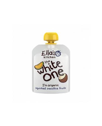 Ella's Kitchen BIO WHITE ONE owocowe smoothie z melonem dla dzieci po 6. miesiącu życia, 90 g zdjęcie