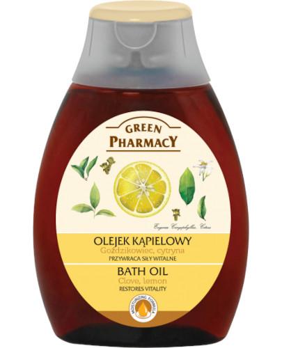Green Pharmacy Nawilżający olejek do kąpieli 2 w 1 goździkowiec i cytryna, 250 ml zdjęcie