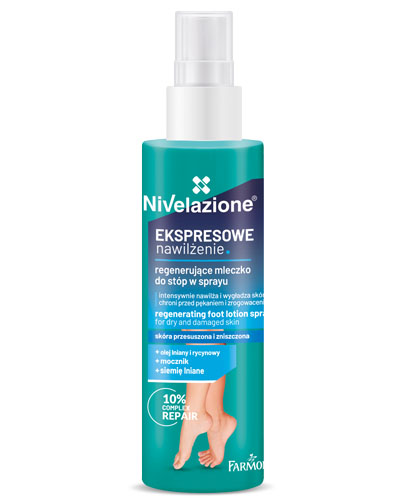Nivelazione, Regenerujące mleczko do stóp w sprayu, 100 ml zdjęcie
