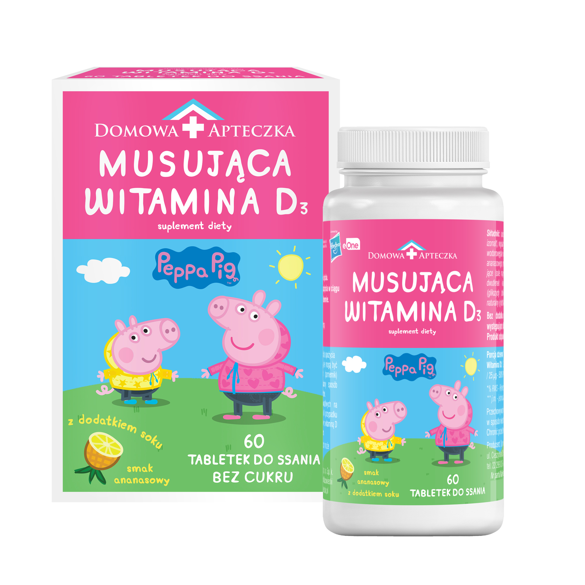 Musująca Witamina D3 60 tabletek zdjęcie