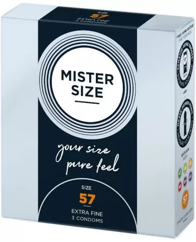 Mister Size prezerwatywy 57 mm 3 sztuki zdjęcie
