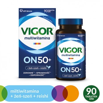 Vigor Multiwitamina On 50+ 90 tabletek