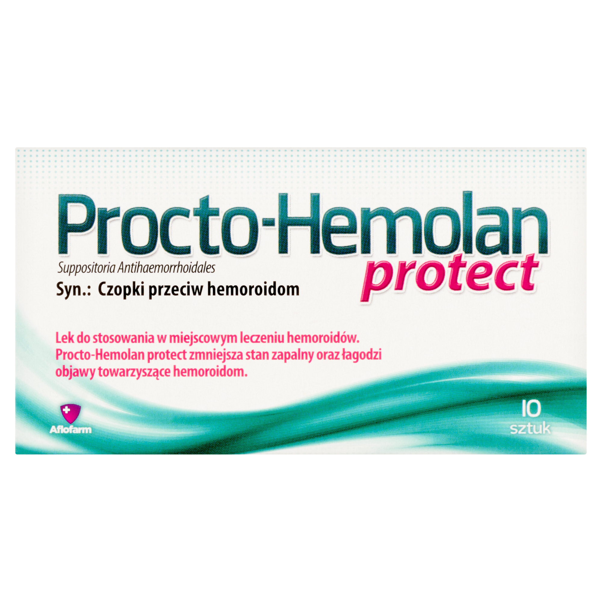 Procto-Hemolan Protect, czopki, 10 sztuk zdjęcie