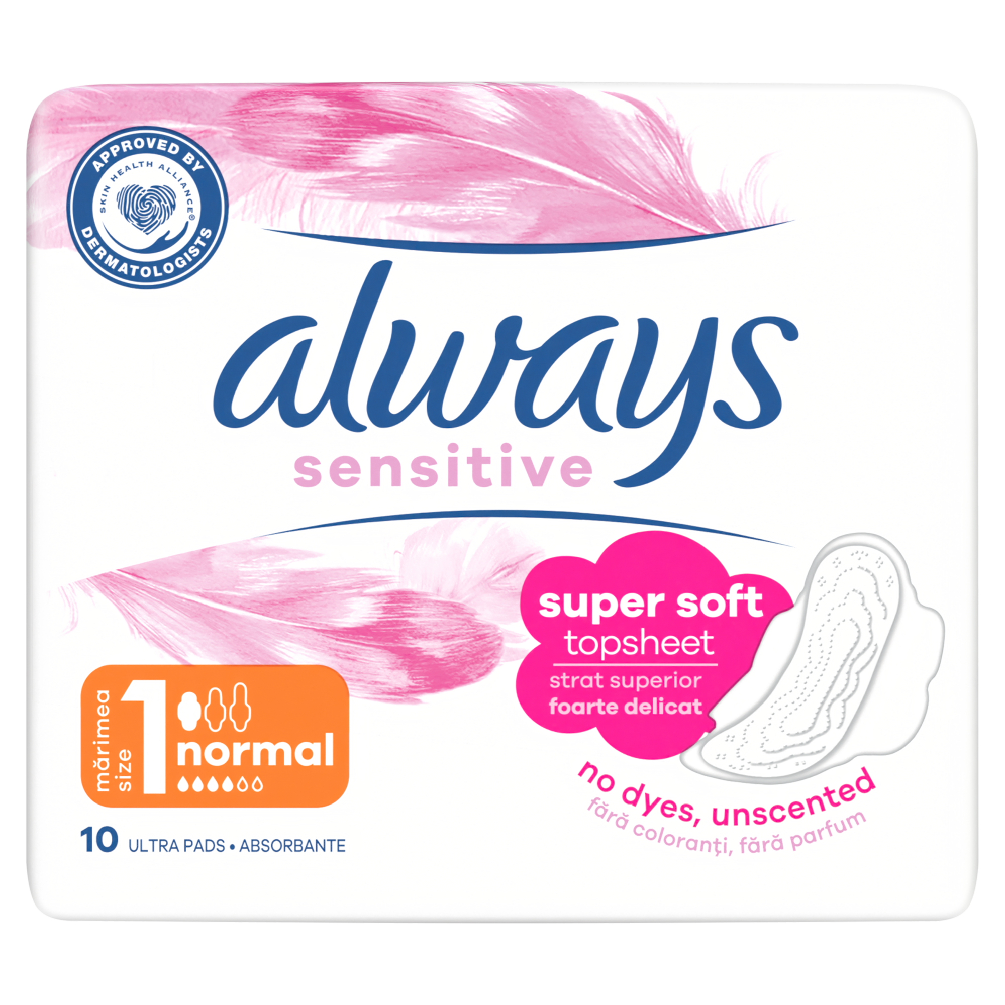 Always Sensitive Normal Plus 1 Podpaski ze skrzydełkami, 10 sztuk zdjęcie