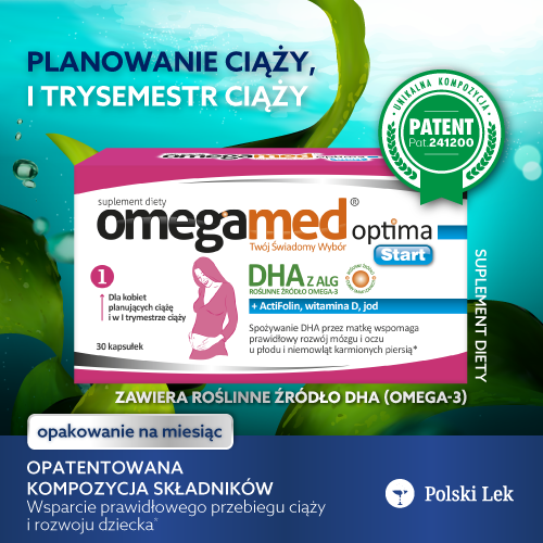 Omegamed Optima Start DHA z ALG dla kobiet planujących ciążę 30 kapsułek