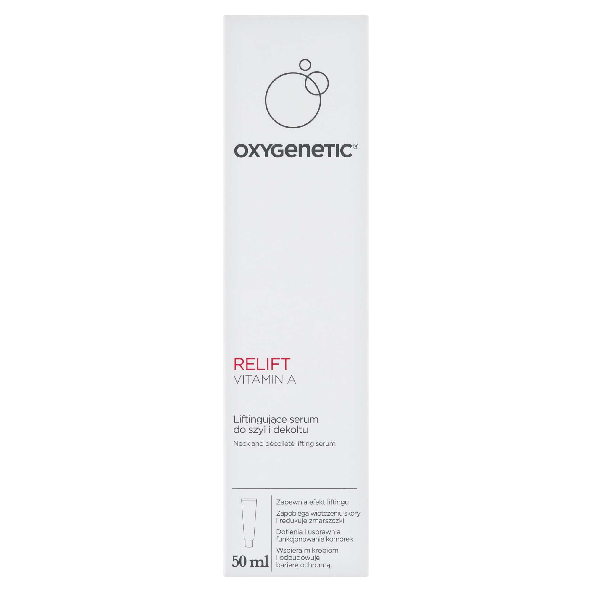 Oxygenetic Relift vitamin A, liftingujące serum do szyi i dekoltu, 50 ml zdjęcie