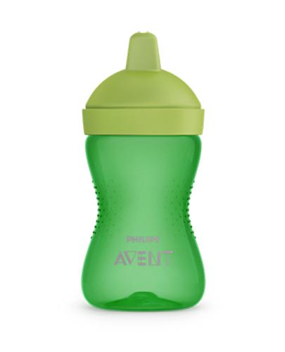 AVENT Kubek niekapek z twardym ustnikiem 18m+, kolor zielony 804/03, 300 ml zdjęcie