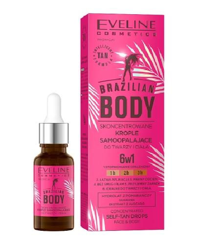 EVELINE COSMETICS Brazilian Body Skoncentrowane krople samoopalające do twarzy i ciała, 18 ml zdjęcie