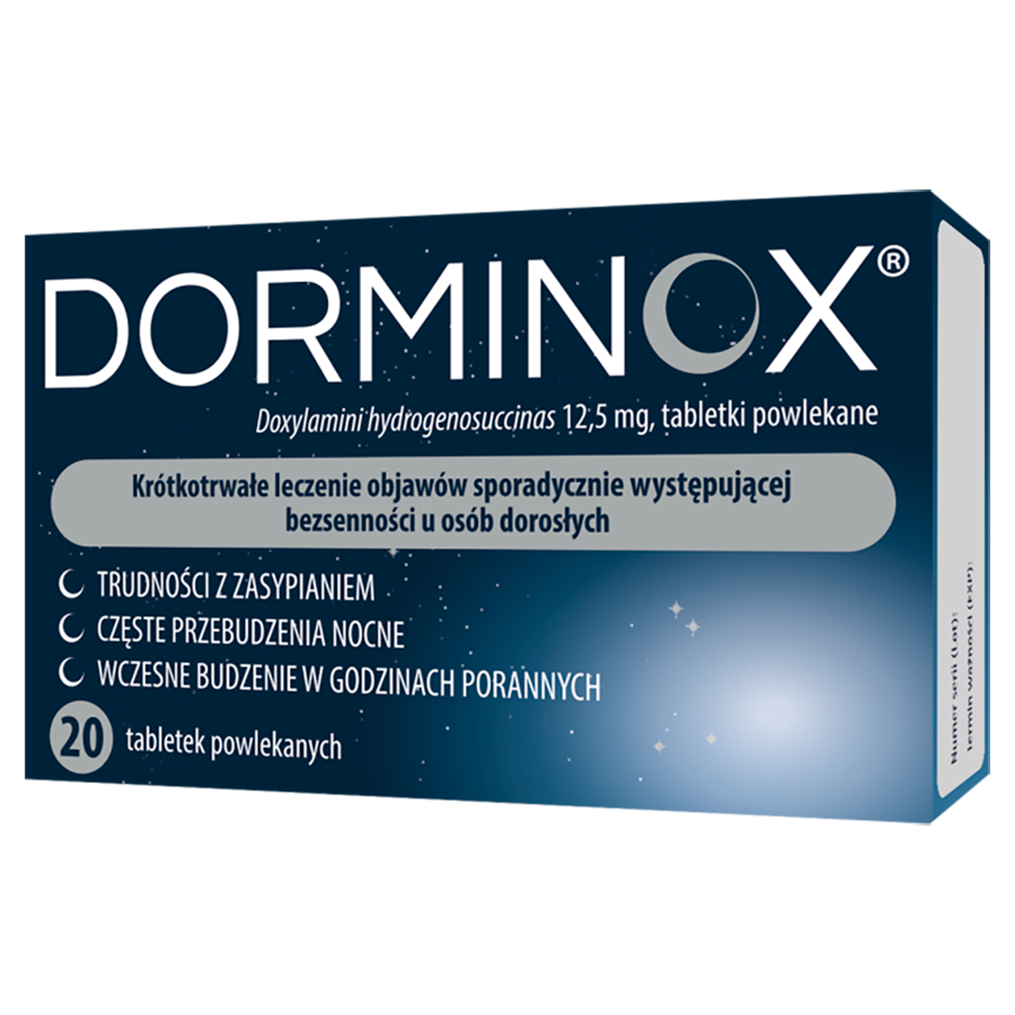 Dorminox 20 tabletek